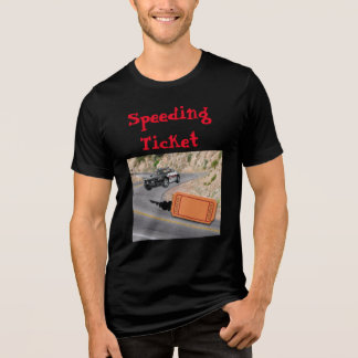 Speeding Police Car krijgt het ticket Tri-Blend Shirt