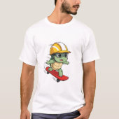 Speeding Skater Turtle Character T-shirt (Voorkant)