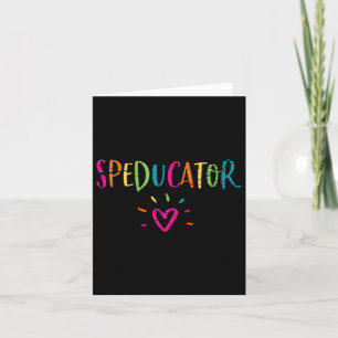 Speedleraar - Speducator Heart Kaart
