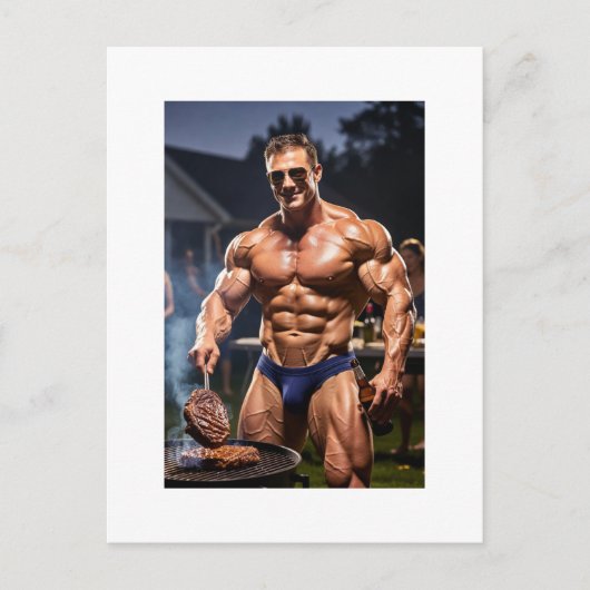 Speedo Kronieken: BBQ Beest Modus Briefkaart (Voorkant)