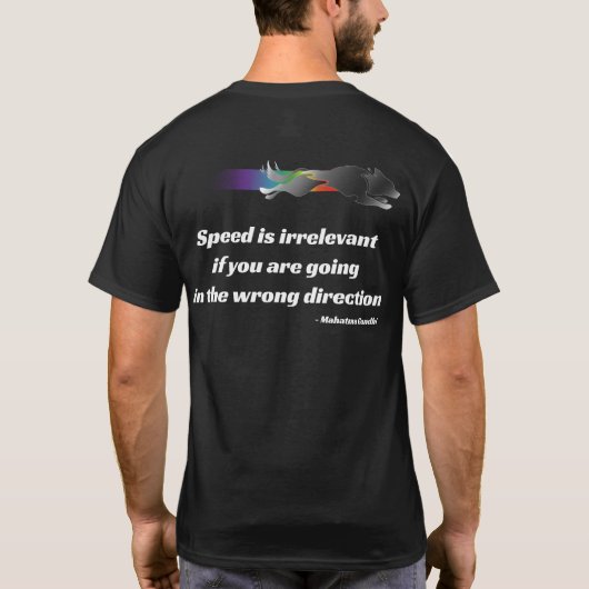 Speedoggie "quote" T-shirt (Achterkant)