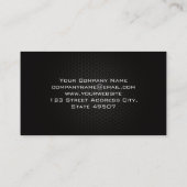 Speedometer-Logo | Carbon Fiber Pattern Visitekaartje (Achterkant)