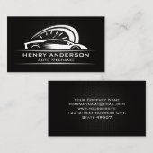 Speedometer-Logo | Carbon Fiber Pattern Visitekaartje (Voorkant / Achterkant)