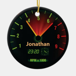 Speedometer-ontwerp met racistisch Ornament