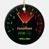 Speedometer-ontwerp met racistisch Ornament (Achterkant)