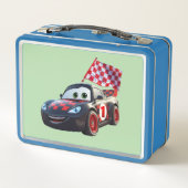 Speedster Rode & Zwarte Raceauto Kinderen Foto Sch (Achterkant)
