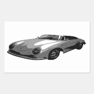 ~ Speedster~SPEEDSTER STICKER, AANPASSEN HET! Rechthoekige Sticker