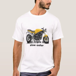 speedTriple_colorYellow, Speed Triple in s... T-shirt