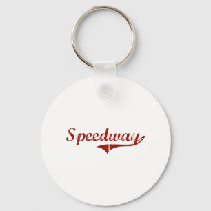 Speedway Indiana Classic Design Sleutelhanger