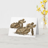 Speedway Motorcycle Racers Kaart (Gele Bloem)