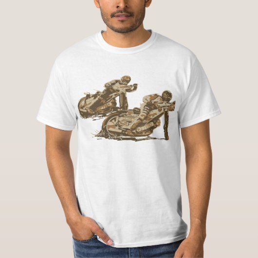 Speedway Motorcycle Racers T-shirt (Voorkant)