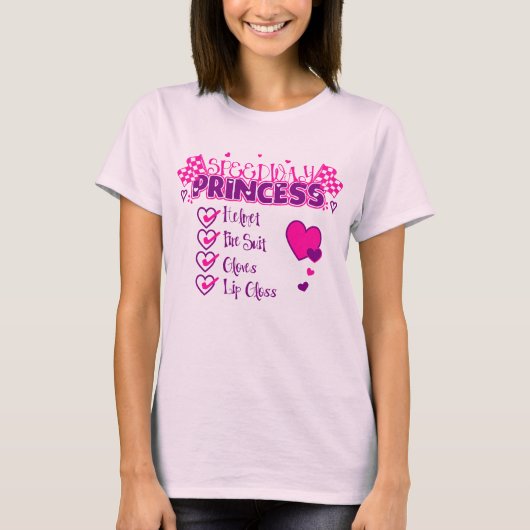 Speedway Princess T-shirt (Voorkant)