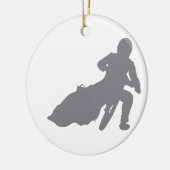 SPEEDWAY STAR (grijs) Keramisch Ornament (Links)