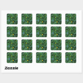 Speedwell en Buttercups Vierkante Sticker (Vel)