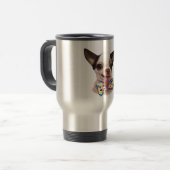 Speedy Boy Chihuahua Travel Mug Reisbeker (Voorkant links)