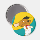 SPEEDY GONZALES™ Conflictkleur Magneet (Voorkant / Achterkant)