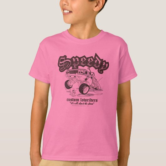 SPEEDY GONZALES™ Custom Lowriders B/W T-shirt (Voorkant)