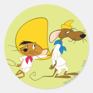 SPEEDY GONZALES™ en Slowpoke Ronde Sticker