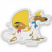 SPEEDY GONZALES™ en Slowpoke Sticker (Voorkant)