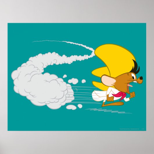 SPEEDY GONZALES™ Hardlopen in kleur Poster (Voorkant)