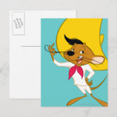 SPEEDY GONZALES™ Mustache Briefkaart (Voorkant / Achterkant)