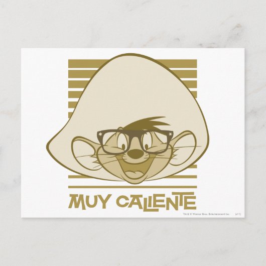 SPEEDY GONZALES™ - Muy Caliente Briefkaart (Voorkant)