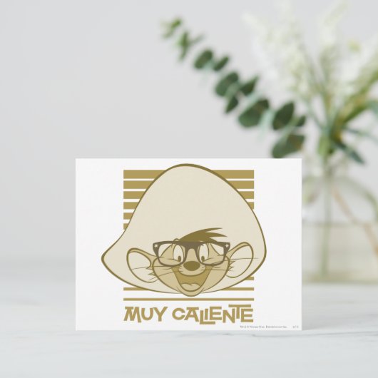 SPEEDY GONZALES™ - Muy Caliente Briefkaart (Staand voorkant)