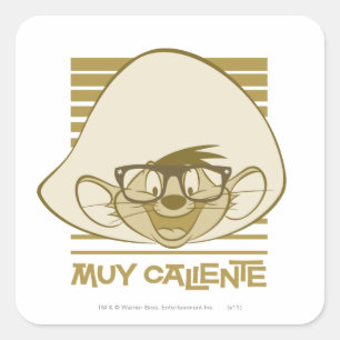 SPEEDY GONZALES™ - Muy Caliente Vierkante Sticker