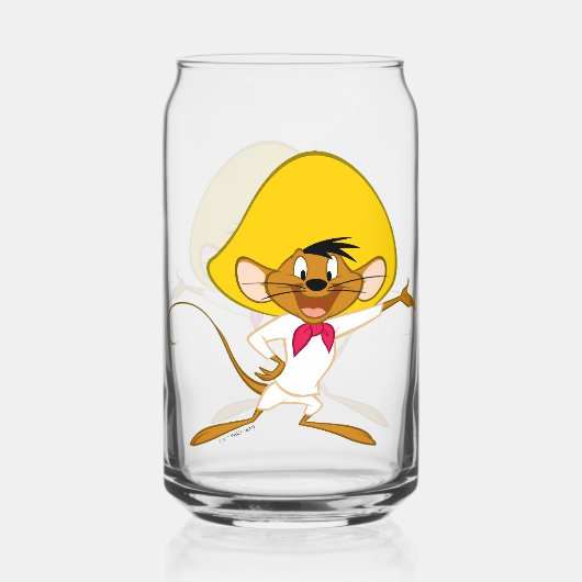 SPEEDY GONZALES™ Standing Blikvorm Glas (Achterkant)