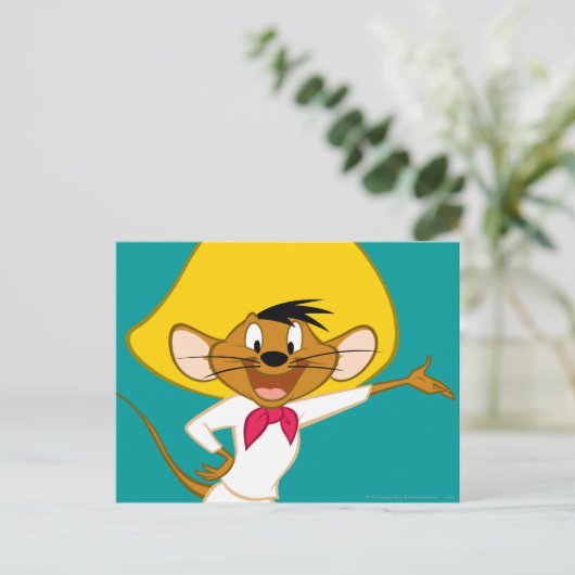 SPEEDY GONZALES™ Standing Briefkaart (Staand voorkant)