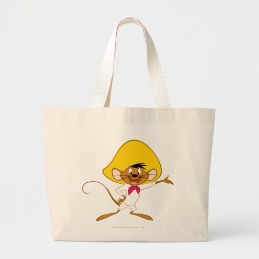 SPEEDY GONZALES™ Standing Grote Tote Bag (Voorkant)