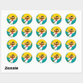 SPEEDY GONZALES™ Standing Ronde Sticker (Vel)