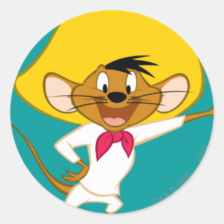 SPEEDY GONZALES™ Standing Ronde Sticker