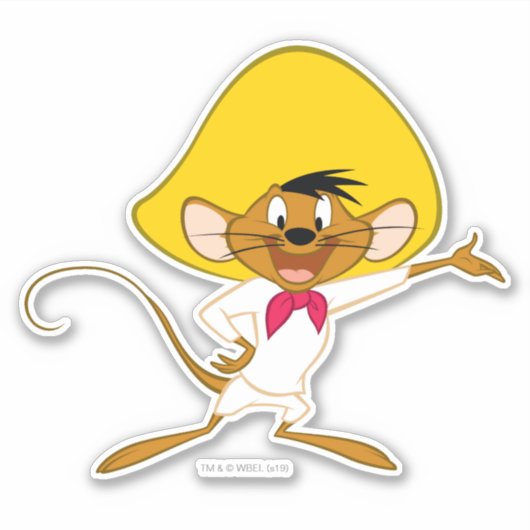 SPEEDY GONZALES™ Standing Sticker (Voorkant)
