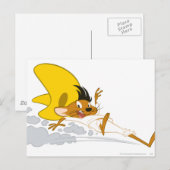SPEEDY GONZALES™ Stoppen, kleur Briefkaart (Voorkant / Achterkant)