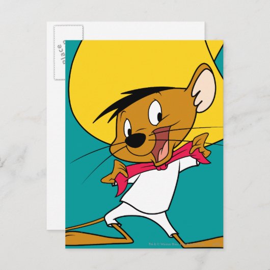 SPEEDY GONZALES™ Stropdas Briefkaart (Voorkant / Achterkant)