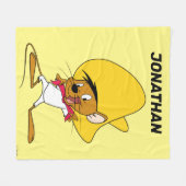 SPEEDY GONZALES™ Stropdas Fleece Deken (Voorkant (Horizontaal))