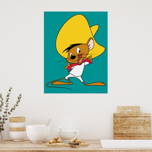 SPEEDY GONZALES™ Stropdas Poster (Keuken)