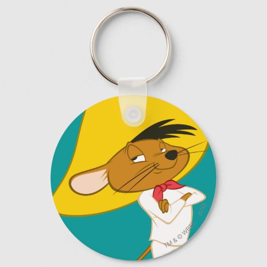 SPEEDY GONZALES™ Zelfverzekerde Kleur Sleutelhanger (Voorkant)