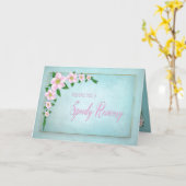 Speedy Recovery, Delicate Apple Blossoms Kaart (Gele Bloem)