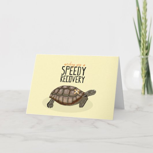 Speedy Recovery Get Well Soon Card Kaart (Voorkant)