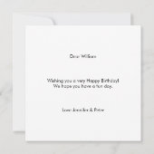 Speedy Rocket Turtle Verjaardag Kaart (Achterkant)