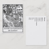 Speedy Snail op Wheels Visitekaartje (Voorkant / Achterkant)