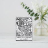 Speedy Snail op Wheels Visitekaartje (Staand voorkant)