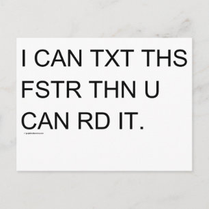 Speedy Texter Briefkaart