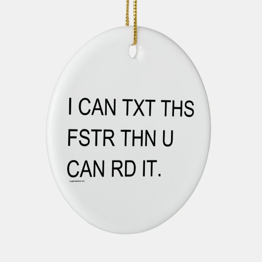 Speedy Texter Keramisch Ornament (Rechts)