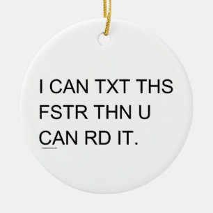 Speedy Texter Keramisch Ornament
