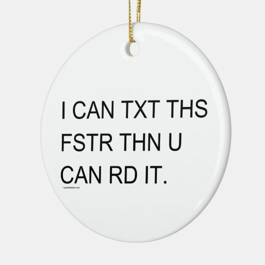 Speedy Texter Keramisch Ornament (Links)