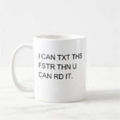 Speedy Texter Koffiemok (Links)