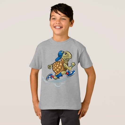 Speedy The Turtle T-shirt (Voorkant volledig)
